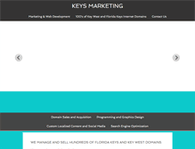 Tablet Screenshot of keysmarketing.com